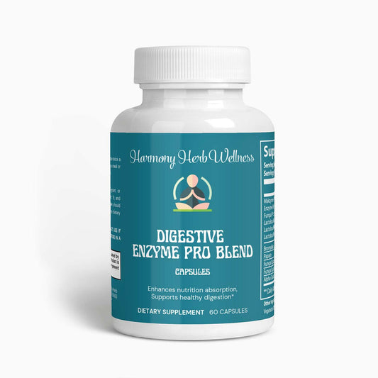 Digestive Enzyme Supplement bottle for enhanced digestion and energy.