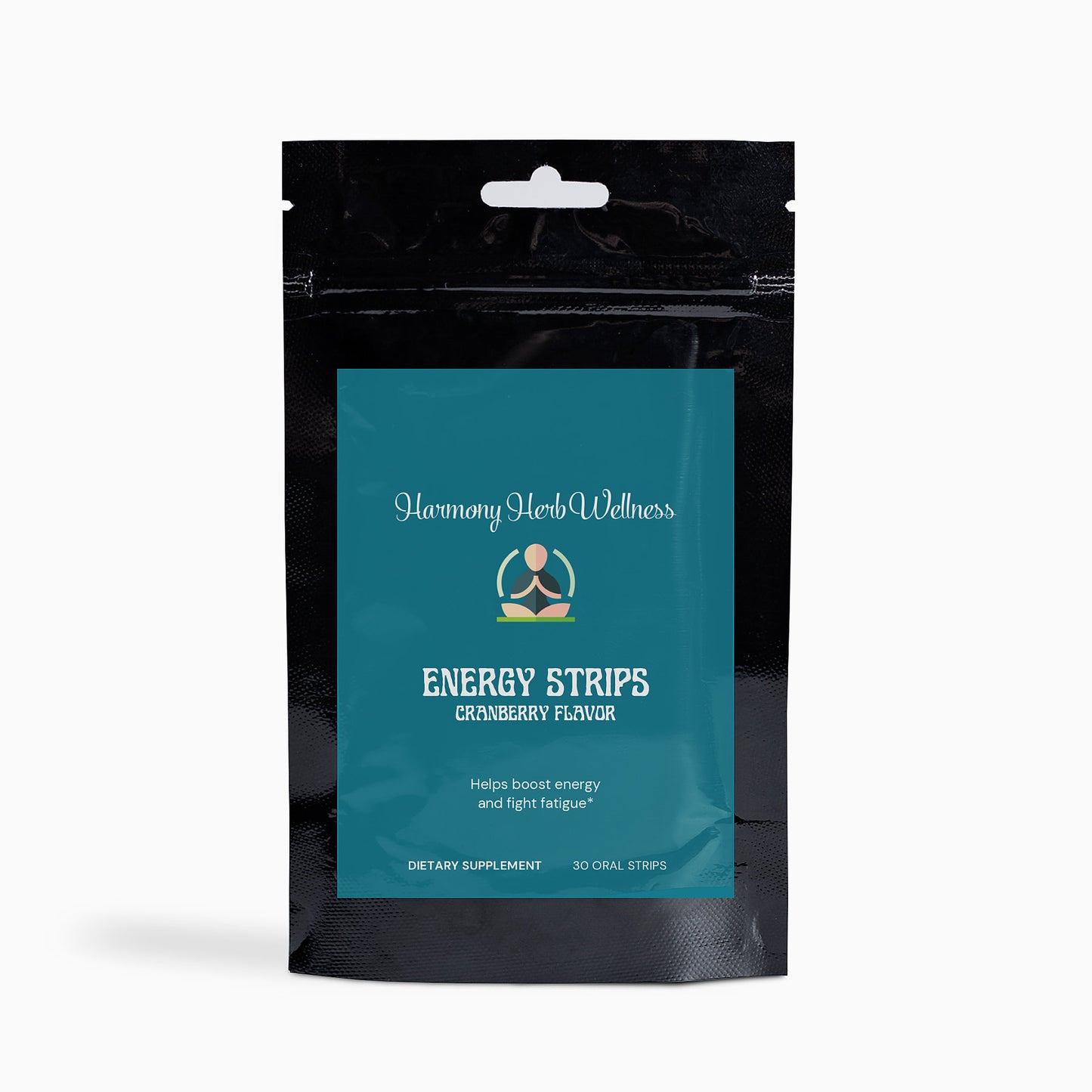 Cranberry flavor energy strips for sustained caffeine boost and mental clarity.